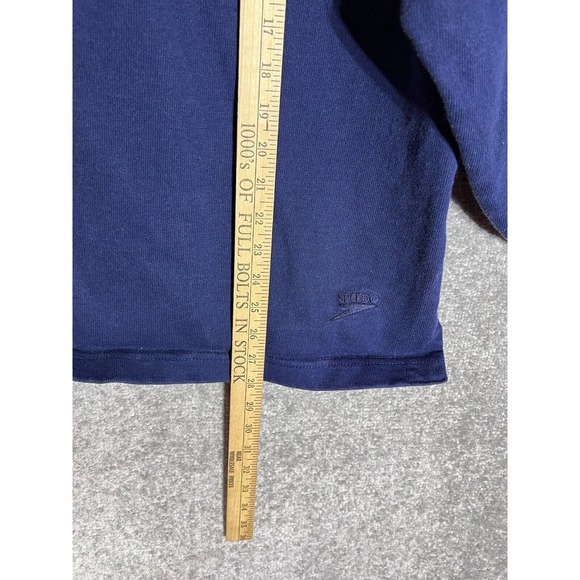 Vintage Speedo Authentic Fitness‎ Crew Neck Sweatshirt Mens Size Large Blue USA - Picture 8 of 8